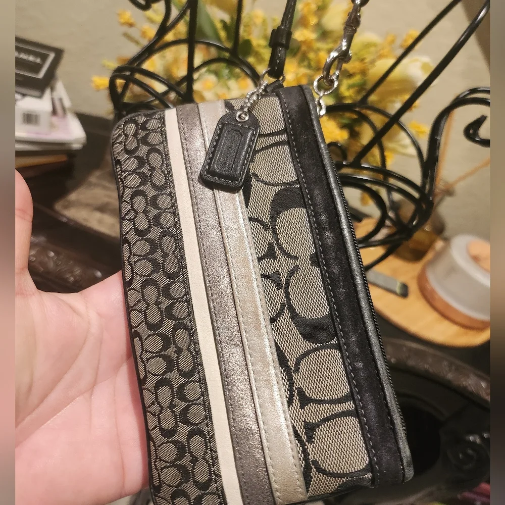 Coach Signature Wristlet
